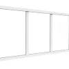 Vente-unique Imposte atelier en aluminium thermolaqué - L83 x H40 cm - Blanc - BAYVIEW- Verrière