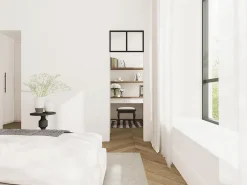 Vente-unique Imposte atelier en aluminium thermolaqué - L63 x H40 cm - Noir - BAYVIEW- Verrière