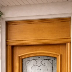 Gd Menuiseries Imposte Plein Bois Dormant Standard 20x90- Porte D'Entrée