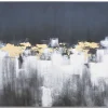Mauro Ferretti Panneau Tasseau Bois<Impression sur toile abstraite multicolore cm 80x3x120