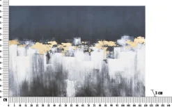 Mauro Ferretti Panneau Tasseau Bois<Impression sur toile abstraite multicolore cm 80x3x120