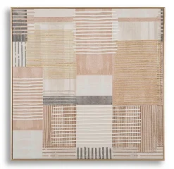 Mauro Ferretti Impression sur toile avec cadre 60x3x60 cm- Panneau Tasseau Bois
