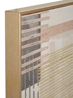 Mauro Ferretti Impression sur toile avec cadre 60x3x60 cm- Panneau Tasseau Bois