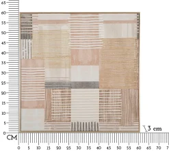 Mauro Ferretti Impression sur toile avec cadre 60x3x60 cm- Panneau Tasseau Bois