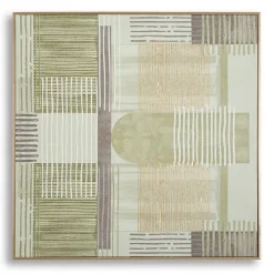 Mauro Ferretti Impression sur toile avec cadre 60x3x60 cm- Panneau Tasseau Bois