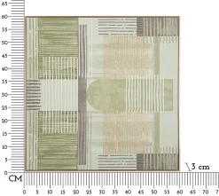 Mauro Ferretti Impression sur toile avec cadre 60x3x60 cm- Panneau Tasseau Bois