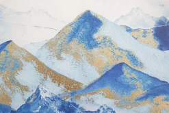 Mauro Ferretti Impression sur toile multicolore paysage cm 80x3x120- Panneau Tasseau Bois
