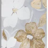 Mauro Ferretti Impression sur toile multicolore fleur cm 80x3x120- Panneau Tasseau Bois