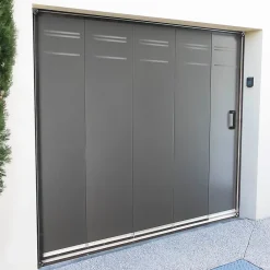 GoodHome Insert inox adhésif 410 x 20 mm- Accessoire Pour Porte De Garage