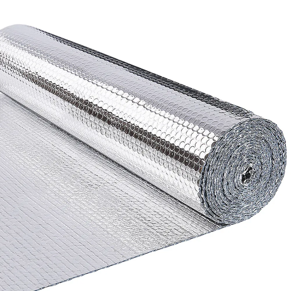 Vounot Isolant thermique a bulle double couche aluminium radiateur reflecteur 1x20m- Accessoire Pour Fenêtre