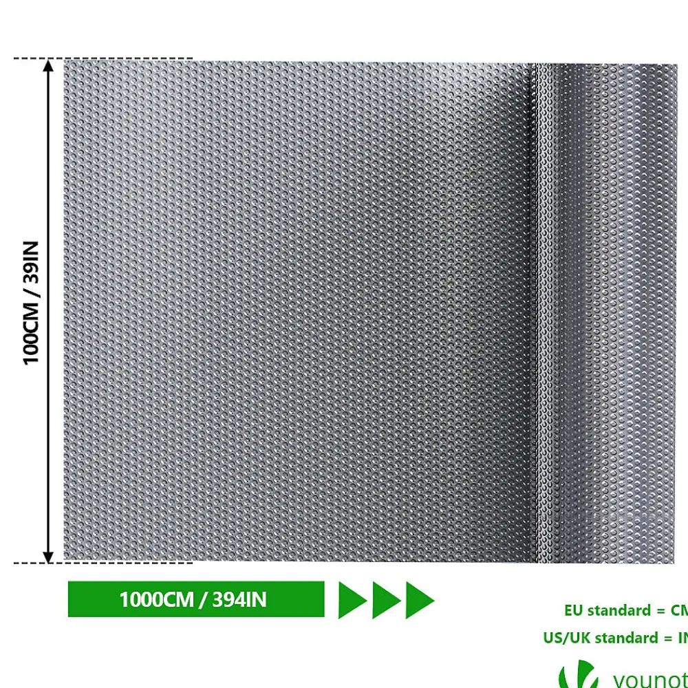 Vounot Isolant thermique a bulle double couche aluminium radiateur reflecteur 1x10m- Accessoire Pour Fenêtre