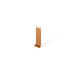 Ilcom Jeu FI en acier inoxydable pour plinthe Cuivre satiné - 80mm x 30mm x 12mm- Plinthe Pour Parquet Et Stratifié