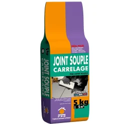 Prb Joint Amélioré Souple Carrelage A74 Beige Tibet 5kg - Joint Haute Performance pour Murs et Sols Intérieur / Extérieur - Finition- Joint Carrelage Sol