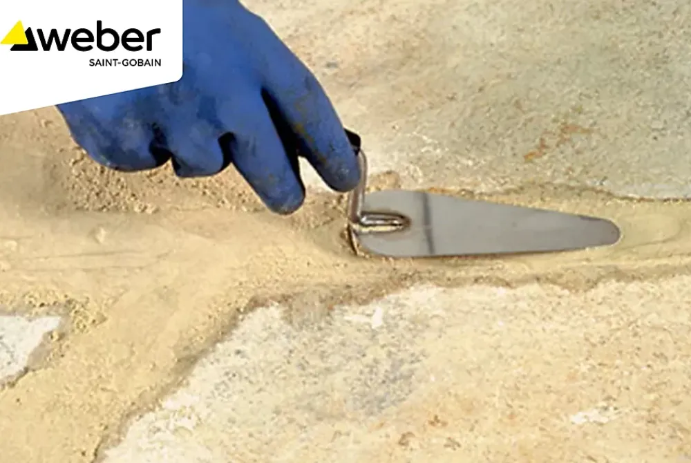 Weber Saint-Gobain Joint extra large terrasse beige crème 25kg Weber- Joint Carrelage Sol