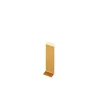 Ilcom Plinthe Pour Parquet Et Stratifié<Joint FI en acier inoxydable pour plinthe Or satiné - 80mm x 30mm x 12mm