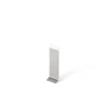 Ilcom Plinthe Pour Parquet Et Stratifié<Joint FI en acier inoxydable pour plinthe Argent satiné - 100mm x 30mm x 12mm