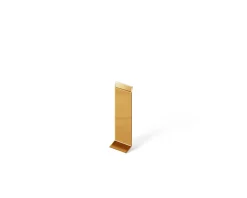 Ilcom Plinthe Pour Parquet Et Stratifié<Joint FI en acier inoxydable pour plinthe Or poli - 60mm x 30mm x 12mm