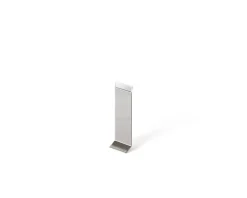 Ilcom Plinthe Pour Parquet Et Stratifié<Joint FI en acier inoxydable pour plinthe Argent poli - 60mm x 30mm x 12mm