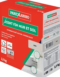 Parexlanko Joint Carrelage Sol|Joint Carrelage Mural<Joint fin pour carrelage mur et sol gris 2,5 kg