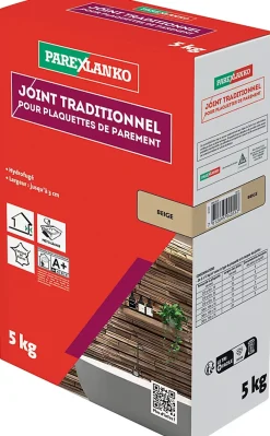Parexlanko Plaquette De Parement|Plaquette De Parement<Joint pour plaquettes de parement intérieur et extérieur beige poudre 5kg