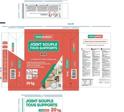 Parexlanko Joint souple tous supports béton 20 kg- Joint Carrelage Sol|Joint Carrelage Mural