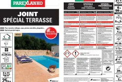 Parexlanko Joint spécial terrasse beige 25Kg- Joint Carrelage Sol