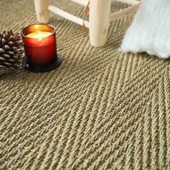 Décoweb Jonc de mer - Assam - Chevron - Rouleau de 2m x 28m- Sisal Et Jonc De Mer|Sisal Et Jonc De Mer