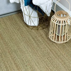 Décoweb Jonc de mer - Bihar - Fin chevron - Rouleau de 2m x 1m- Sisal Et Jonc De Mer|Sisal Et Jonc De Mer