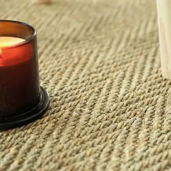 Décoweb Sisal Et Jonc De Mer|Sisal Et Jonc De Mer<Jonc de mer - Bihar - Fin chevron - Rouleau de 2m x 21m