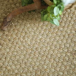 Décoweb Jonc de mer - Chennai - Natté 4x4 - Rouleau de 2m x 6m- Sisal Et Jonc De Mer|Sisal Et Jonc De Mer