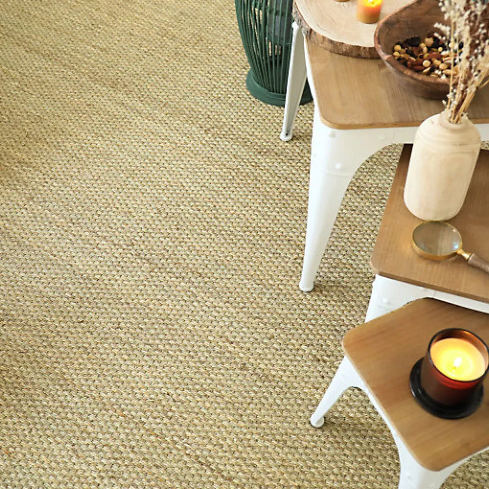 Décoweb Jonc de mer - Kalapa - Fin Panama - Echantillon 15 x 20 cm- Sisal Et Jonc De Mer|Sisal Et Jonc De Mer