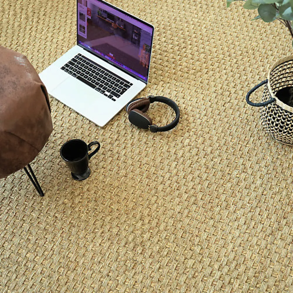 Décoweb Sisal Et Jonc De Mer|Sisal Et Jonc De Mer<Jonc de mer - Paro - Fin Natté 4x4 - Rouleau de 2m x 9m