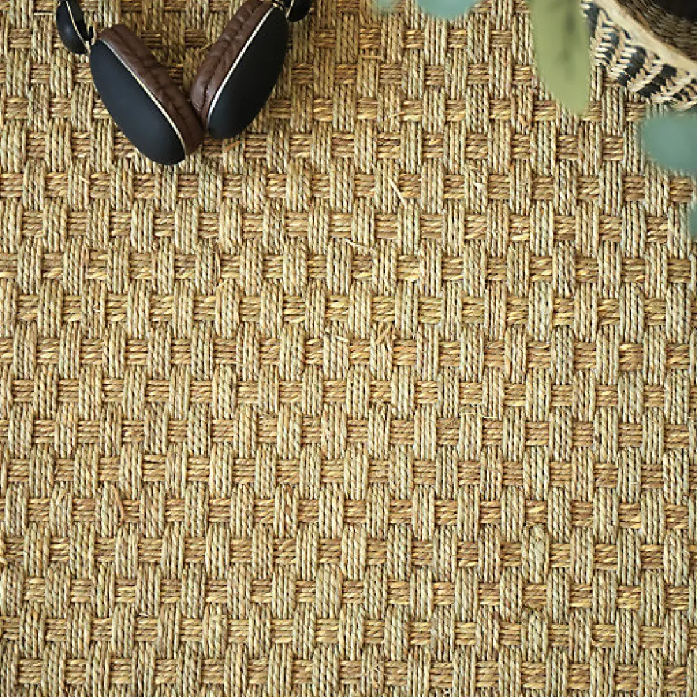 Décoweb Sisal Et Jonc De Mer|Sisal Et Jonc De Mer<Jonc de mer - Paro - Fin Natté 4x4 - Rouleau de 2m x 9m