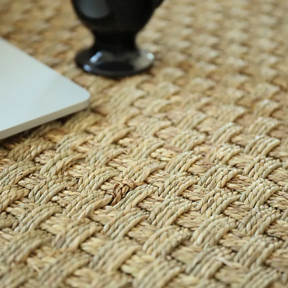 Décoweb Sisal Et Jonc De Mer|Sisal Et Jonc De Mer<Jonc de mer - Paro - Fin Natté 4x4 - Rouleau de 2m x 9m