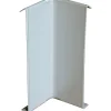 Jouplast Jonction angle rentrant pour profilé clipsable Laqué Gris Aluminium -- Outils Parquet Et Sol Stratifié