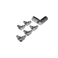Kordo Accessoire D'Escalier<Kit angle variable pour tubes et main courante Prestio gris RAL9006