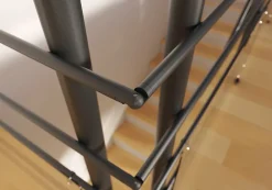 Alumin'home Kit articulation pour garde corps Oxalis gris- Garde-Corps, Balustrade