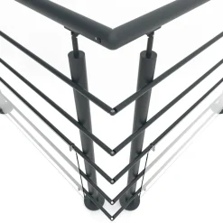Alumin'home Kit articulation pour garde corps Oxalis gris- Garde-Corps, Balustrade