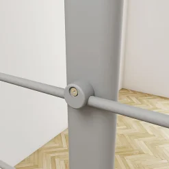 Saniland Garde-Corps, Balustrade<Kit Balustrade 1ml garde-corps avec 5 traverses fixation latérale en aluminium Gris mat
