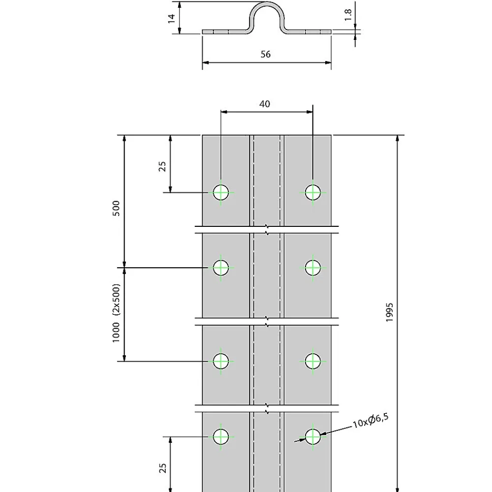 Slid’Up By Mantion Accesoire Pour Volet<Kit coulissant 16 mm - rails 4 x 1,95 m pour portail de 4 m - 400 kg