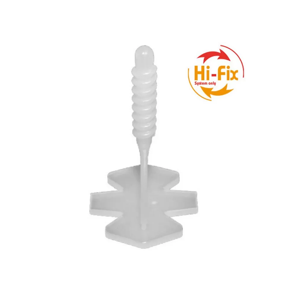 Kit Croisillons Autonivelants à visser 300 pcs (100 Croisillons 3 mm + 100 Cadrans HI-FIX + 100 Bagues de Protection) - Diamwood- Outils Du Carreleur