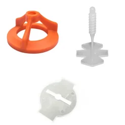 Kit Croisillons Autonivelants à visser 600 pcs (200 Croisillons 2 mm + 200 Cadrans HI-FIX + 200 Bagues de Protection) - Diamwood- Outils Du Carreleur