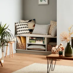 GoodHome Kit d’assemblage pour tablettes Marlow- Tablette Bois Et Mélaminé