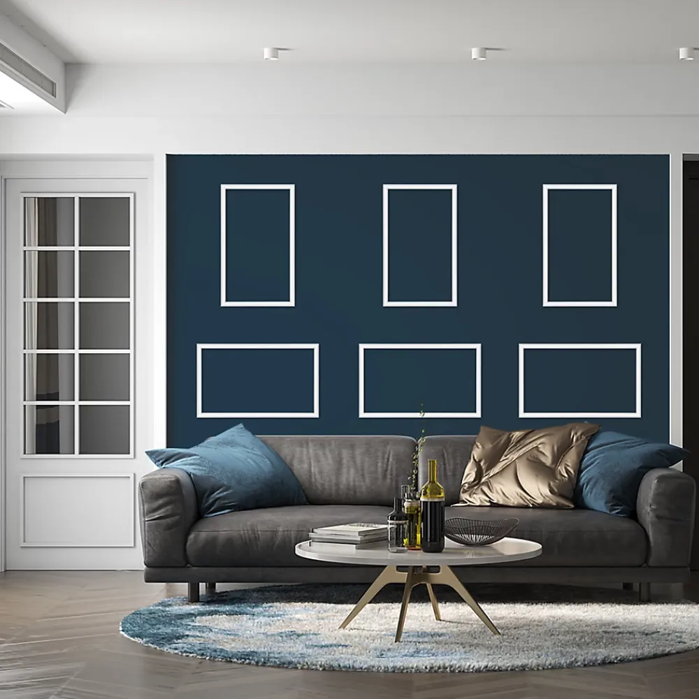 Deccart Kit de 2 cadres muraux (8 pièces) DP1 et DP1 mini 39x65+65x99, polystyrène dur antichoc, prêt à poser.- Panneau Mural Décoratif