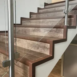 Quest Nez De Marche|Nez De Marche<KIT de finition pour escaliers en PVC, marron, 1m