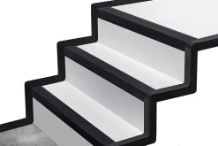 Quest Nez De Marche|Nez De Marche<KIT de finition pour escaliers en PVC, gris, 1m