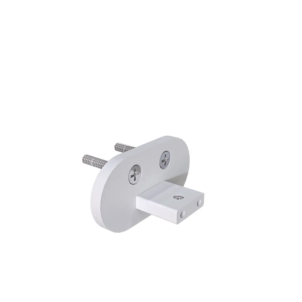 Saniland Accessoire D'Escalier<Kit de fixation murale pour garde-corps fixation pour passe-mains et 5 barreaux en Aluminium Gris mat