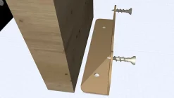 Foge Kit de fixation pour claustra chêne de Saragosse- Claustra Intérieur|Tasseau Bois
