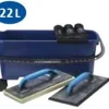 Dural Kit de nettoyage sur roulettes - Kit de nettoyage sur roulettes - 22 L- Outils Du Carreleur