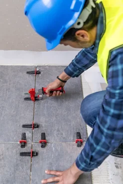 Rubi Kit de nivellement Delta Level System pour pose de pavements et carrelages,- Outils Du Carreleur
